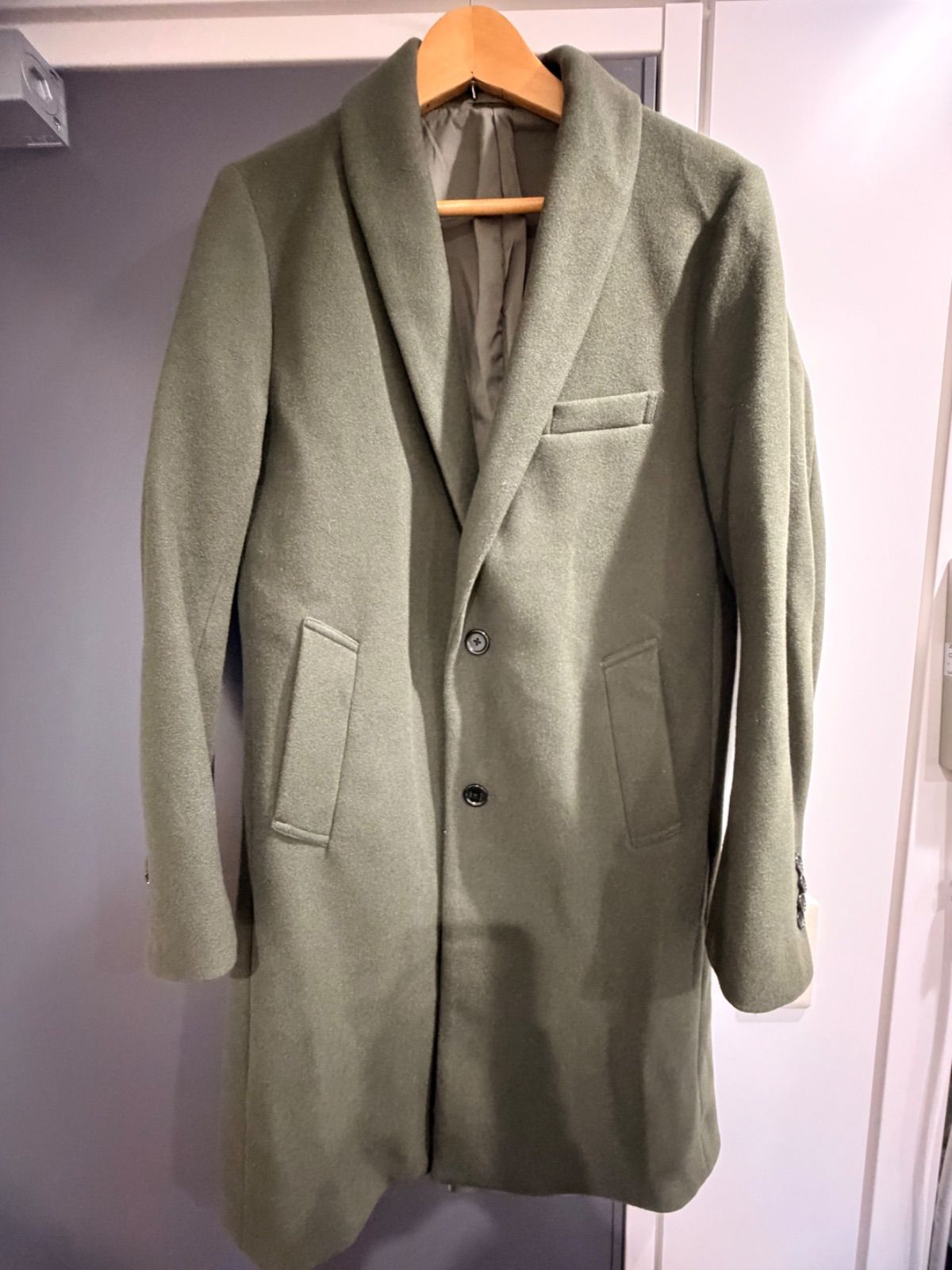 Morgan  メンズ　コート MORGAN HOMME メンズ コート カーキ - メルカリ