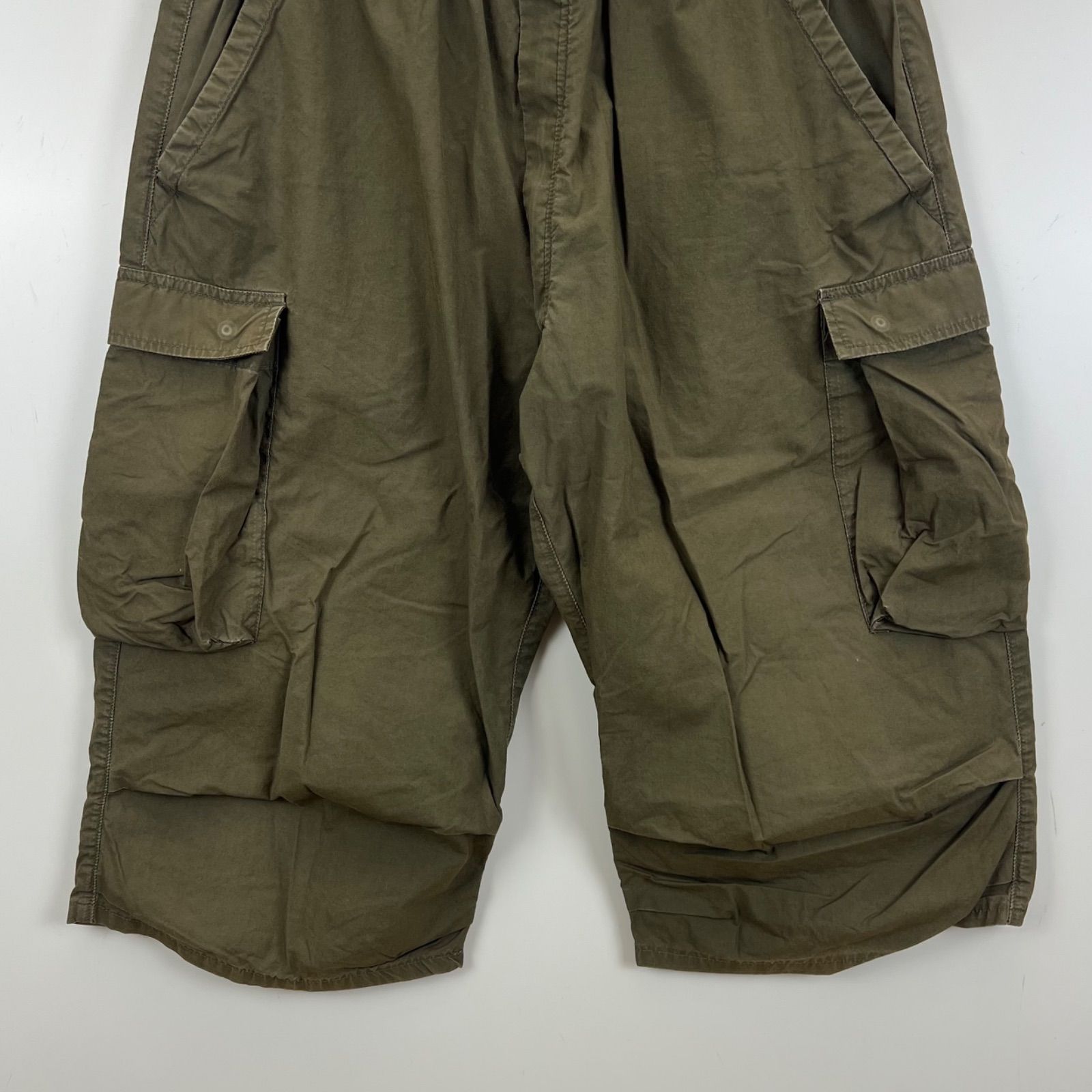 00s Y2K TETE HOMME Gimmick ボンデージカーゴパンツ 目立った傷や汚れなし】00s TETE HOMME Archive Parachute Cargo Pants