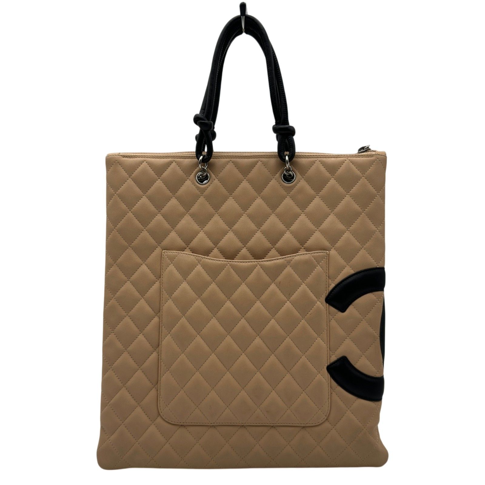 シャネル CHANEL カンボンライン フラットトートバッグ A28126 