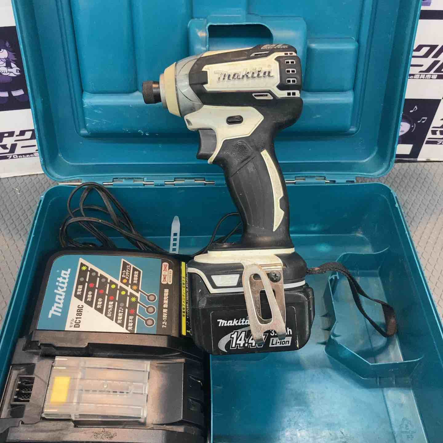 中古品】マキタ(makita) コードレスインパクトドライバー TD136DRFXW 
