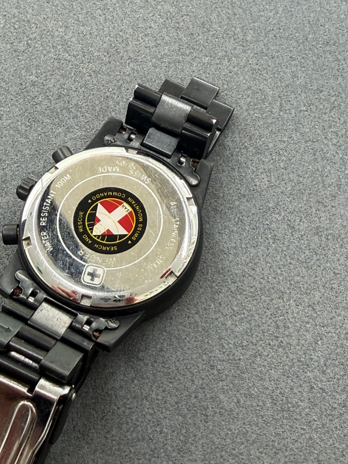 D【中古】WENGER ウェンガー 707X/T マウンテンコマンド クロノグラフ 