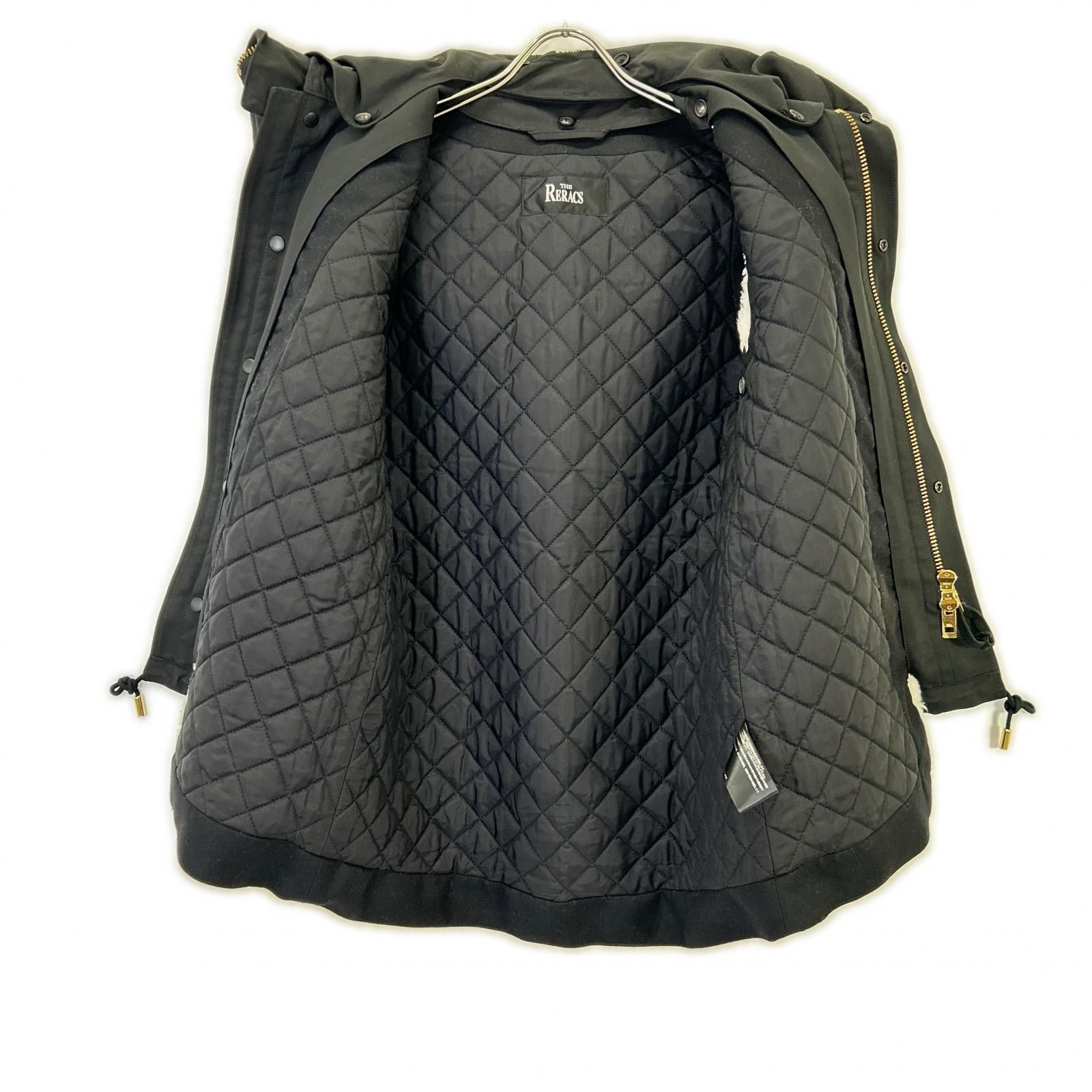 THE RERACS ザ・リラクス 19FW-RECT-210L-LINER-J ﾌﾞﾗｯｸ ﾎﾞｱﾗｲﾅｰ付き