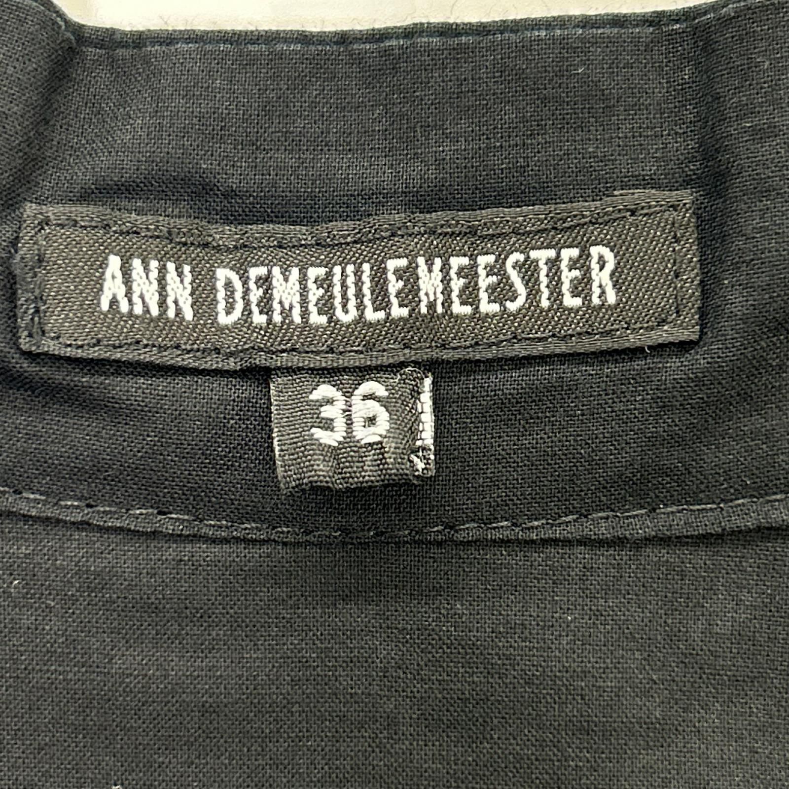 アンドゥムルメステール ﾌﾞﾗｯｸ 燕尾 ﾛﾝｸﾞｼﾞﾚ/ﾍﾞｽﾄ 36 Ann Demeulemeester - ANN DEMEULEMEESTER アンドゥムルメステール