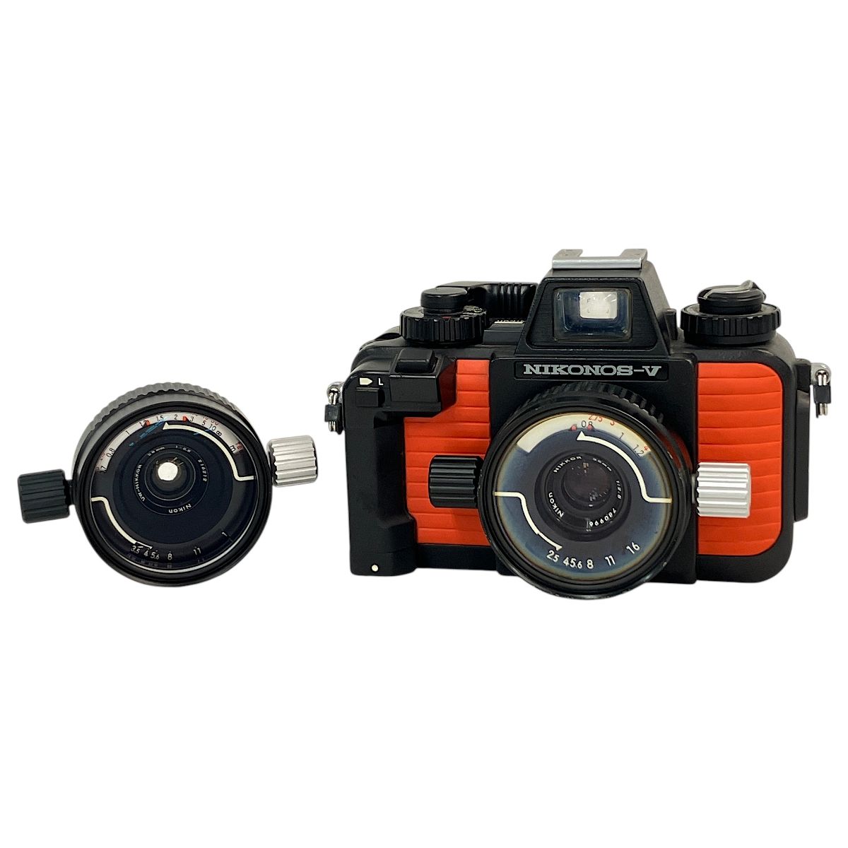 Nikon NIKONOS-V NIKKOR 35mm F2.5 Nikon UW-NIKKOR 28mm F3.5 水中 フィルムカメラ 撮影機器 ジャンク N11206537