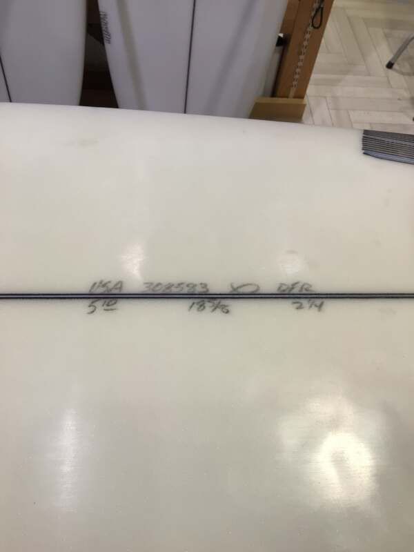 中古サーフボード【CHANNEL ISLAND】DFR5’10