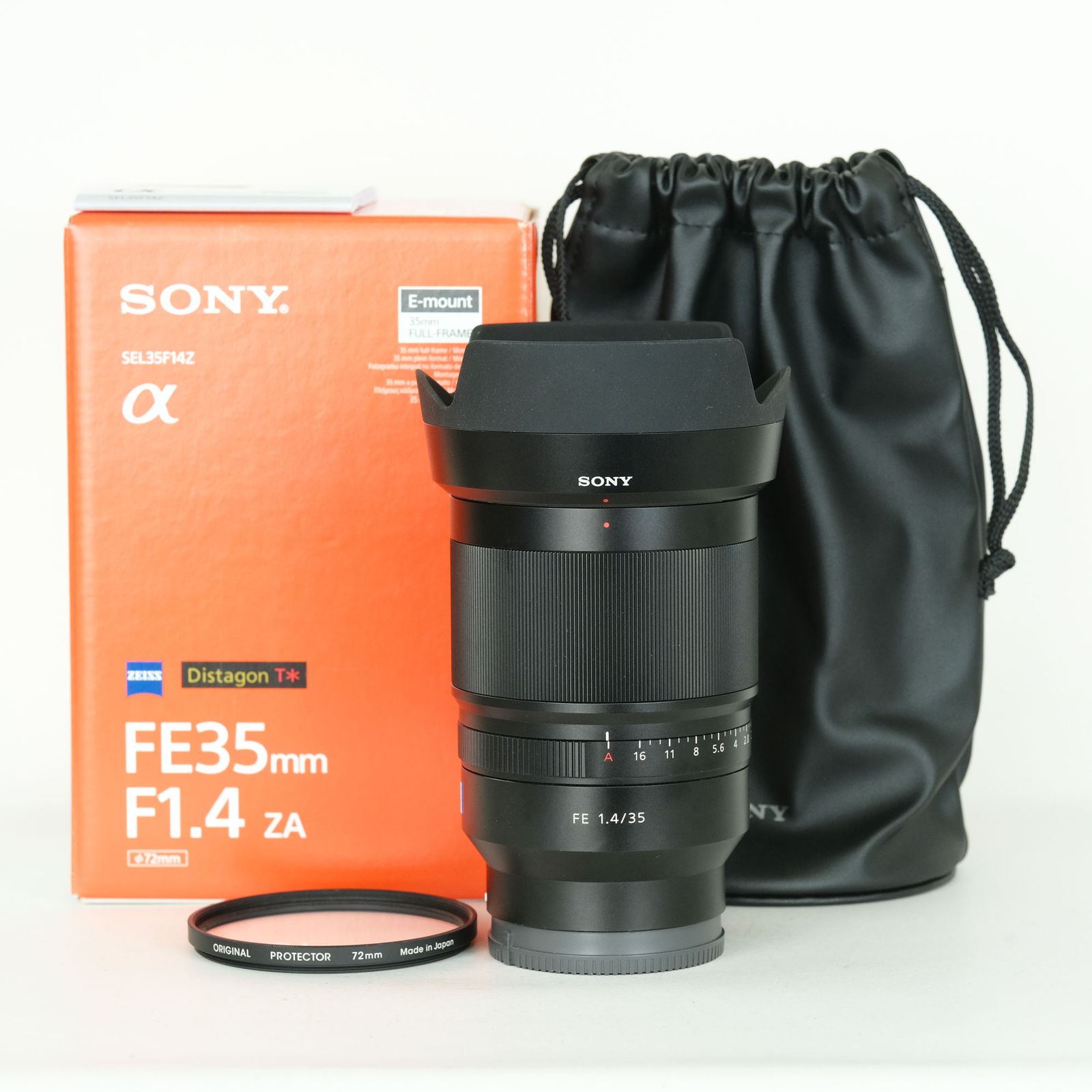 sel35f14z レンズフィルター付 美品 | フィルター付] SONY Distagon T* FE 35mm F1.4 ZA SEL35F14Z