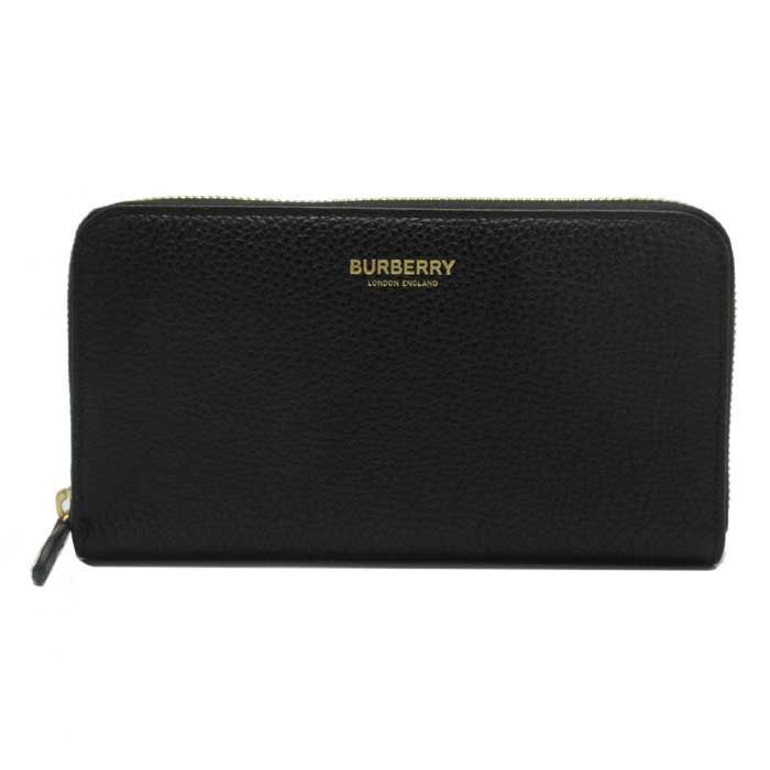 レザー ブラック BURBERRY 長財布 ブラック レザー 無地 TBロゴ メンズ 長財布 BURBERRY（バーバリー） 小物