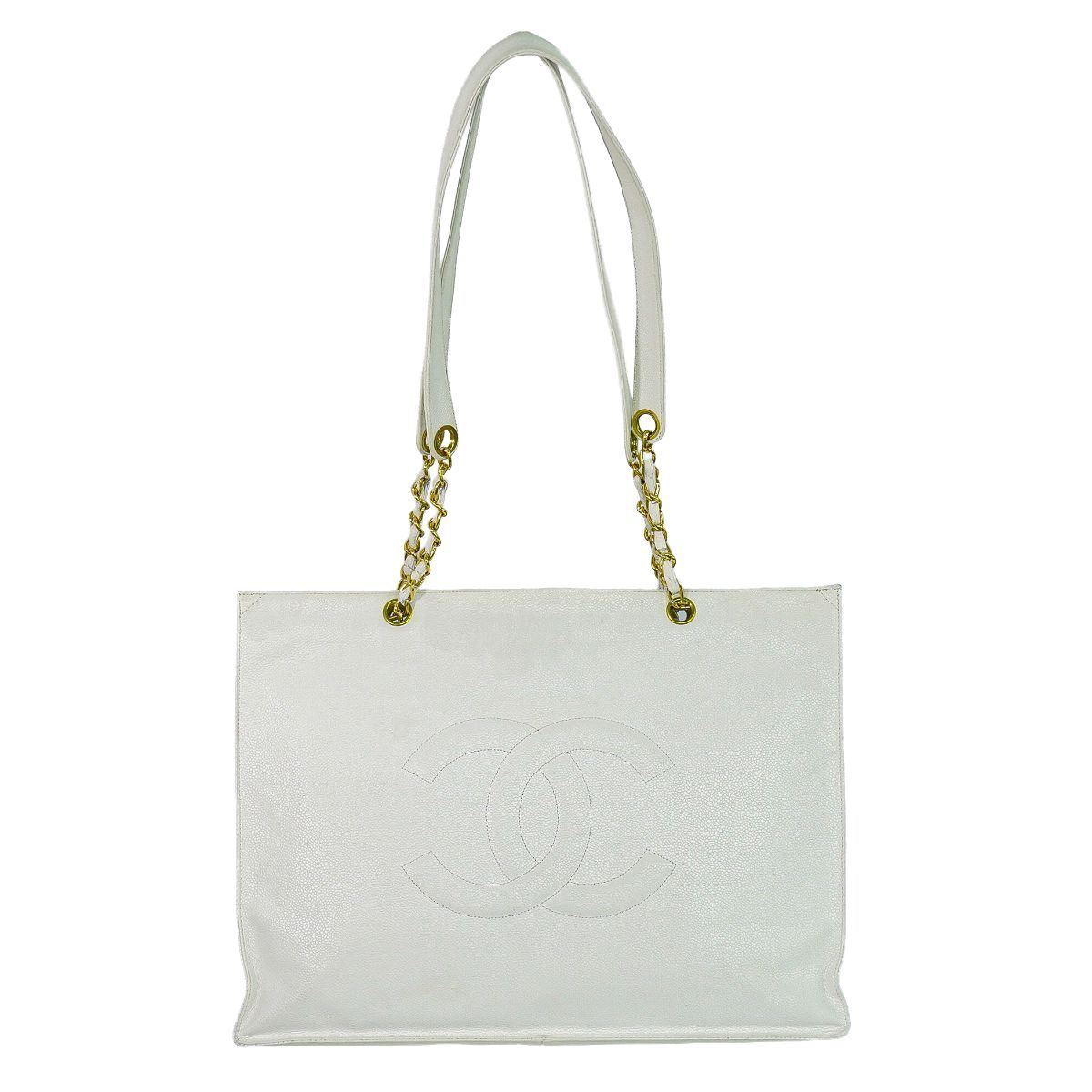 本物 シャネル CHANEL トリプル ココマーク ショルダーバッグ トートバッグ キャビアスキン レザー ベージュ Coco Mark バッグ 中古 Amazon | [CHANEL] (シャネル) 肩掛け ヴィンテージ CCトリプルココ