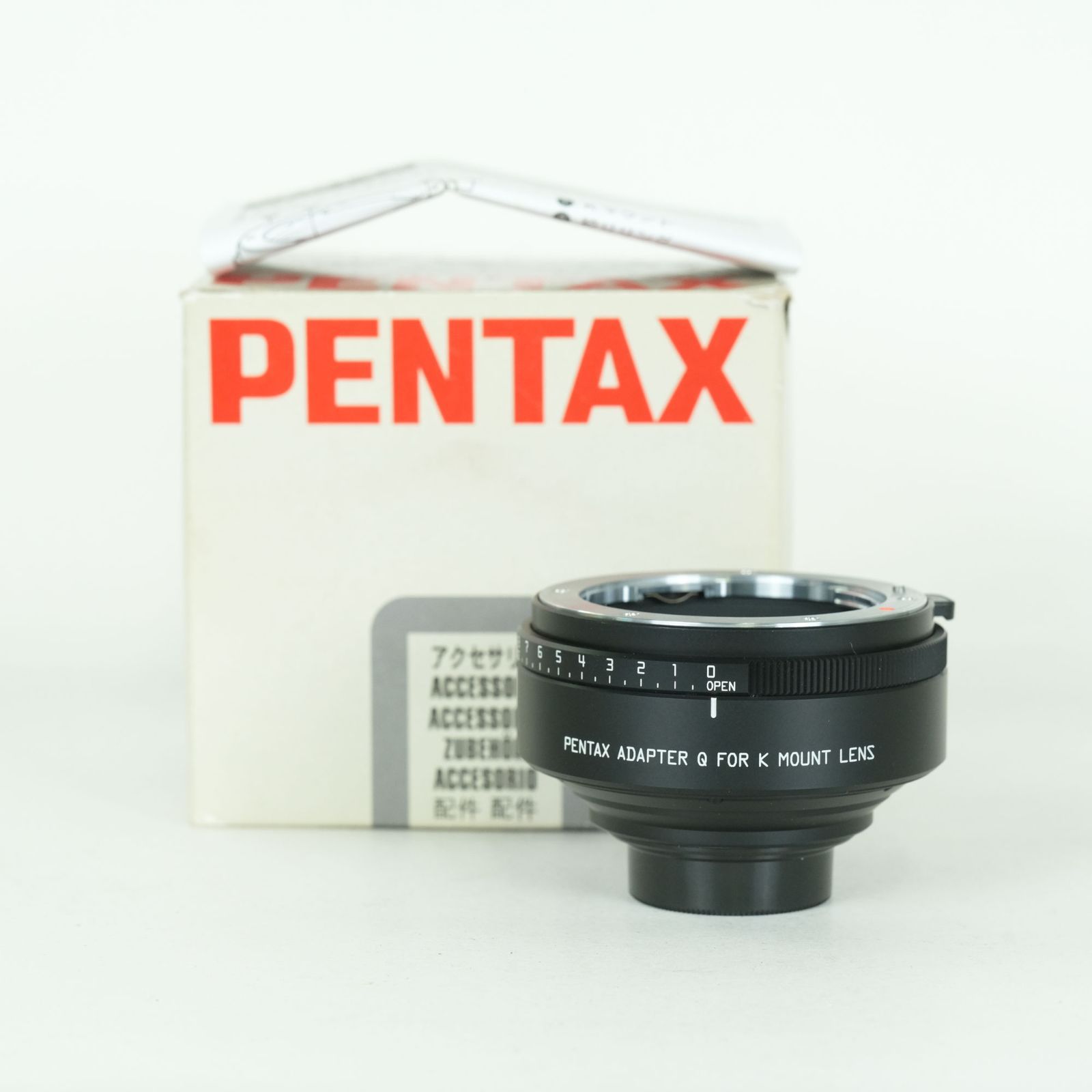 美品] PENTAX マウントアダプター ペンタックスKレンズ/ペンタックスQ