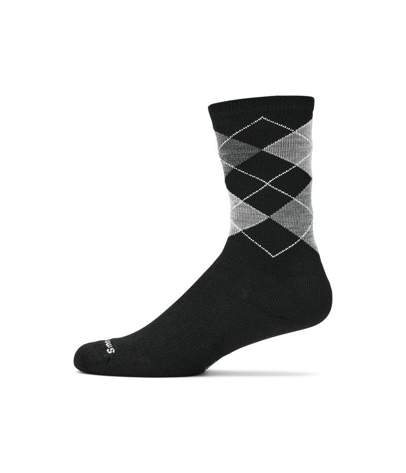 スマートウール メンズ アンダーウェア 靴下 Smartwool Everyday Diamond Jim Crew Socks Black1