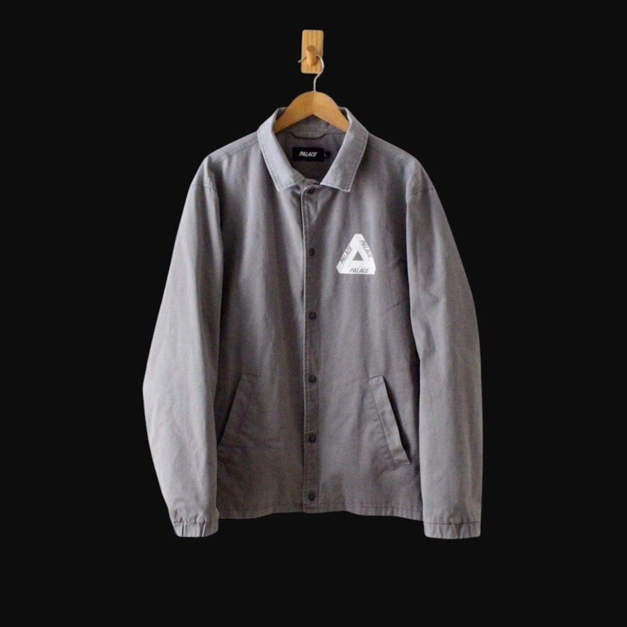 Palace grey coach jacket コーチジャケット　コットン PALACE SKATEBOARDS パレス 初期 コーチジャケット コットン生地
