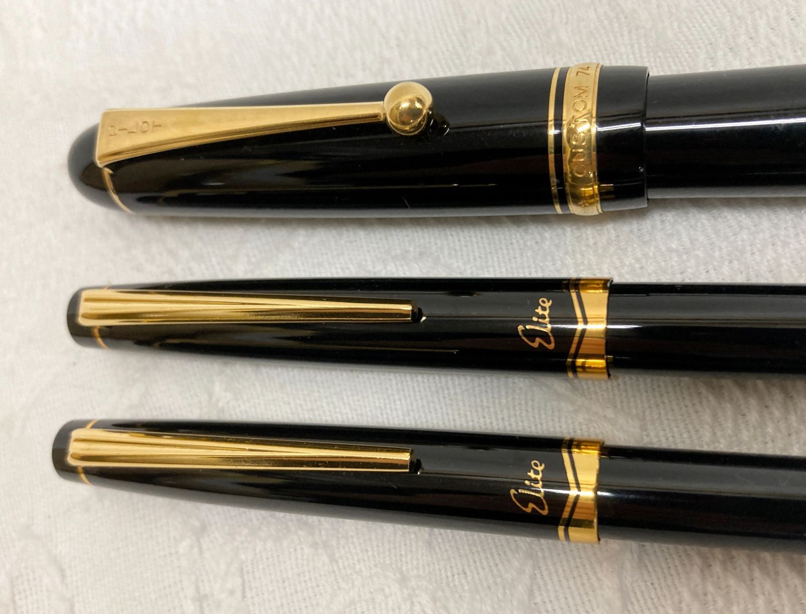 〇パイロット PILOT 万年筆 14K 585 CUSTOM74 カスタム74・elite