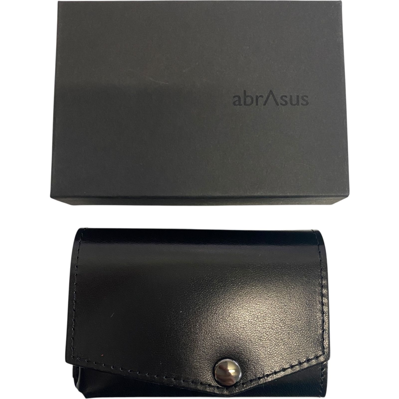 abrAsus アブラサス 小さい財布 高島屋 限定 ブラック レッド メンズ