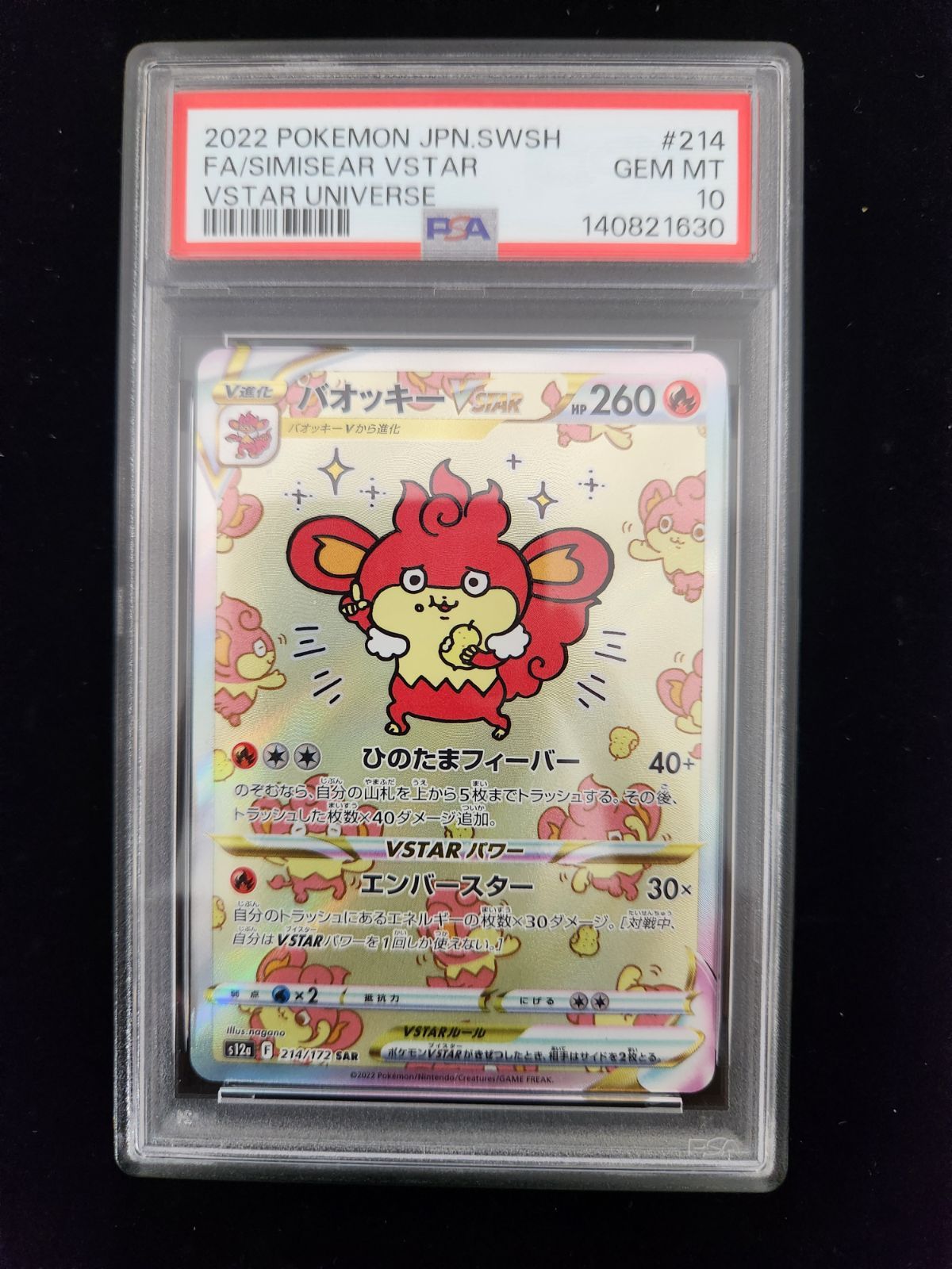 バオッキー VSTAR SAR #214 PSA10 PSA10】バオッキーVSTAR SAR 214/172 1枚の通販 土日祝休@magi公式