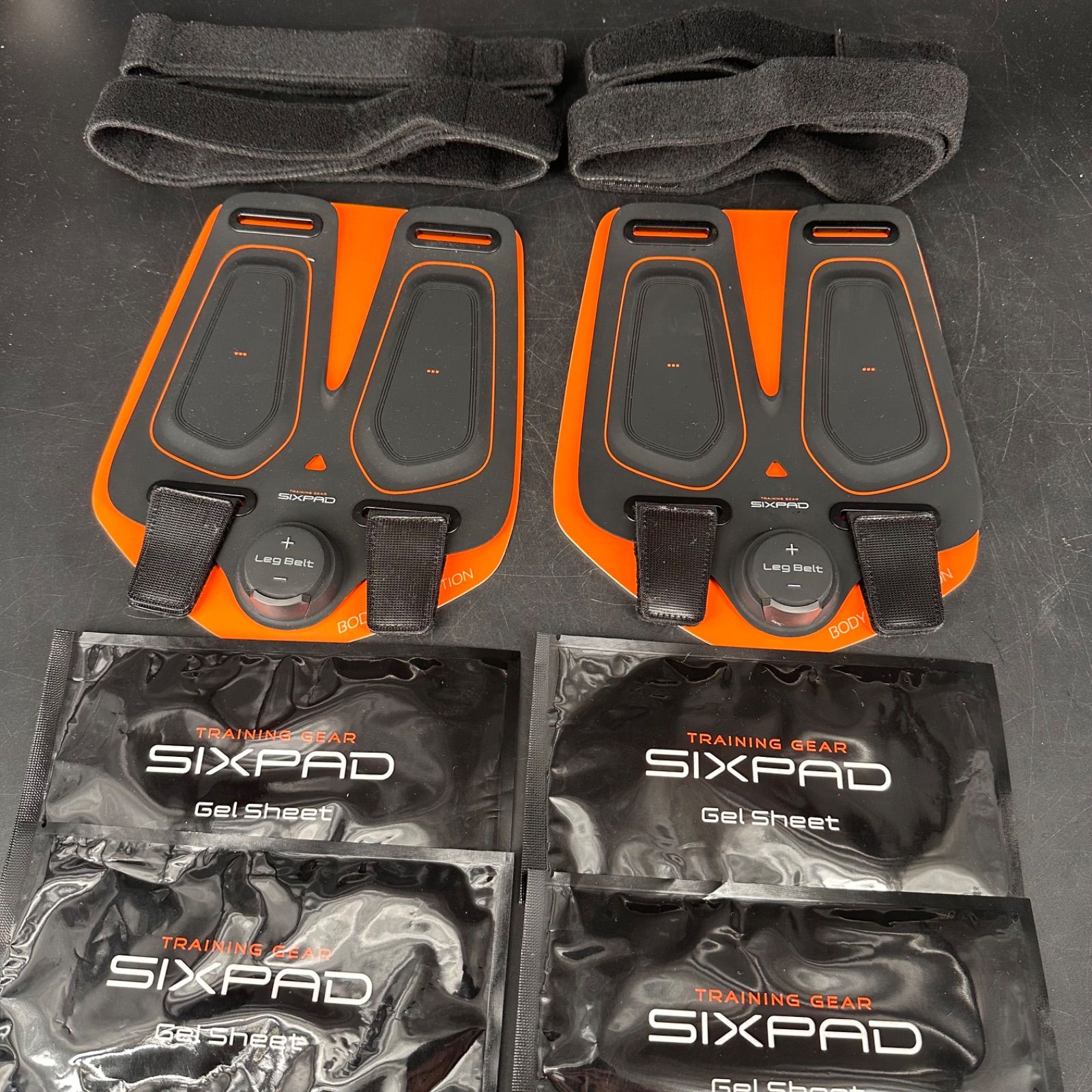 SIXPAD シックスパッド Leg Belt レッグベルト 2個セット　Gel Sheet ジェルシート　付き　EMSトレーニング