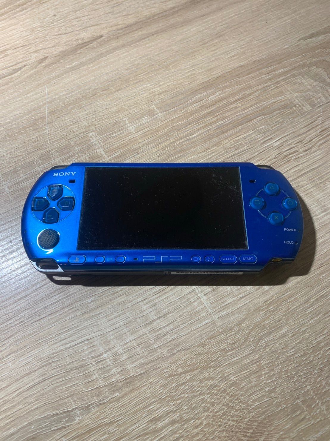 0237 PlayStation ポータブル PSP 3000 バイブラントブルー 動作確認済み 【ネ】