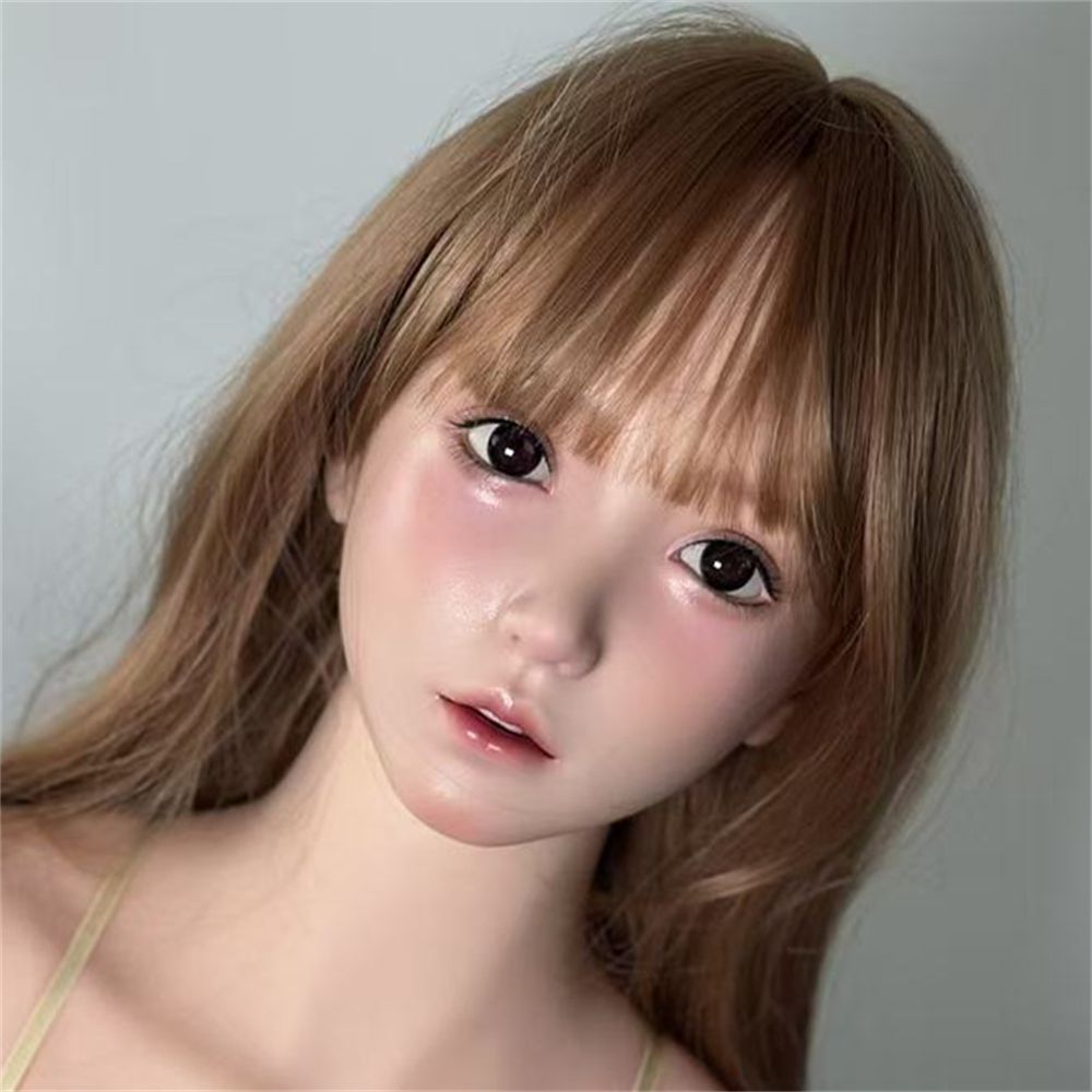 ヘッド単品 軟質シリコン A66N-2 口可動 155CM～168CM身長対応 喉深さ