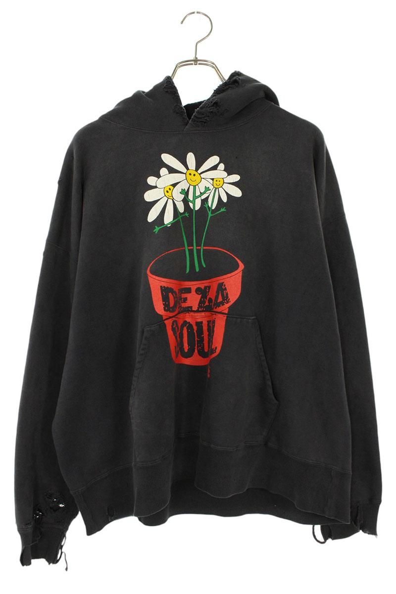 セントマイケル 25SS SM-HR1-0000-C19/DE LA SOUL HOODIE ヴィンテージ