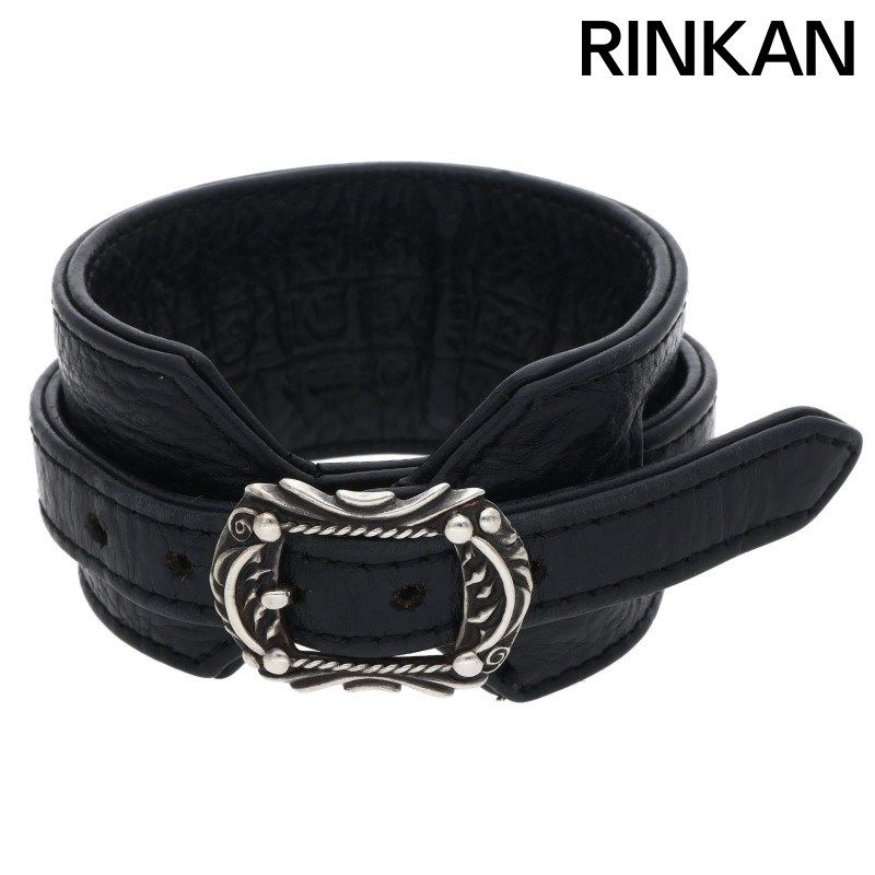 クロムハーツ　ロックンロール　タイニーバックル　レザーブレスレット クロムハーツ OLD RR TINY BUCKLE ロックンロール レザーブレスレット