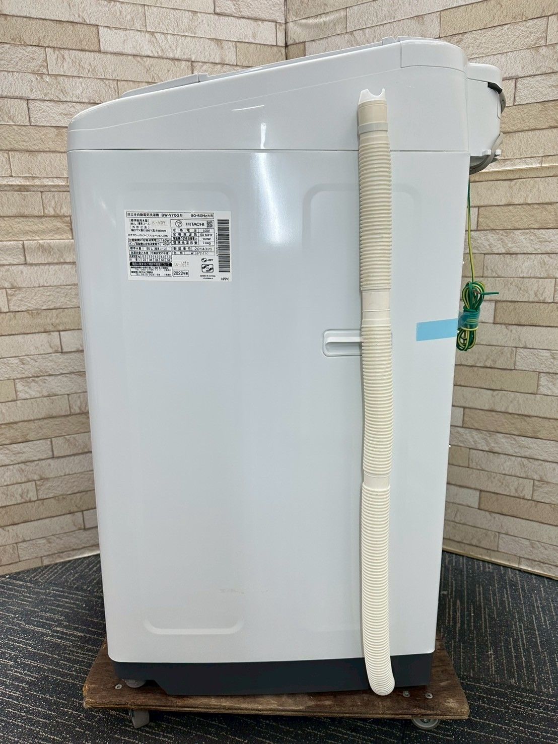 分解洗浄済み】大阪送料無料☆3か月保障付き☆洗濯機☆日立☆7kg☆2022
