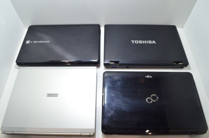 【送料無料】 東芝 TOSHIBA 富士通 FUJITSU ダイナブック dynabook ノートパソコン 4台セット ジャンク