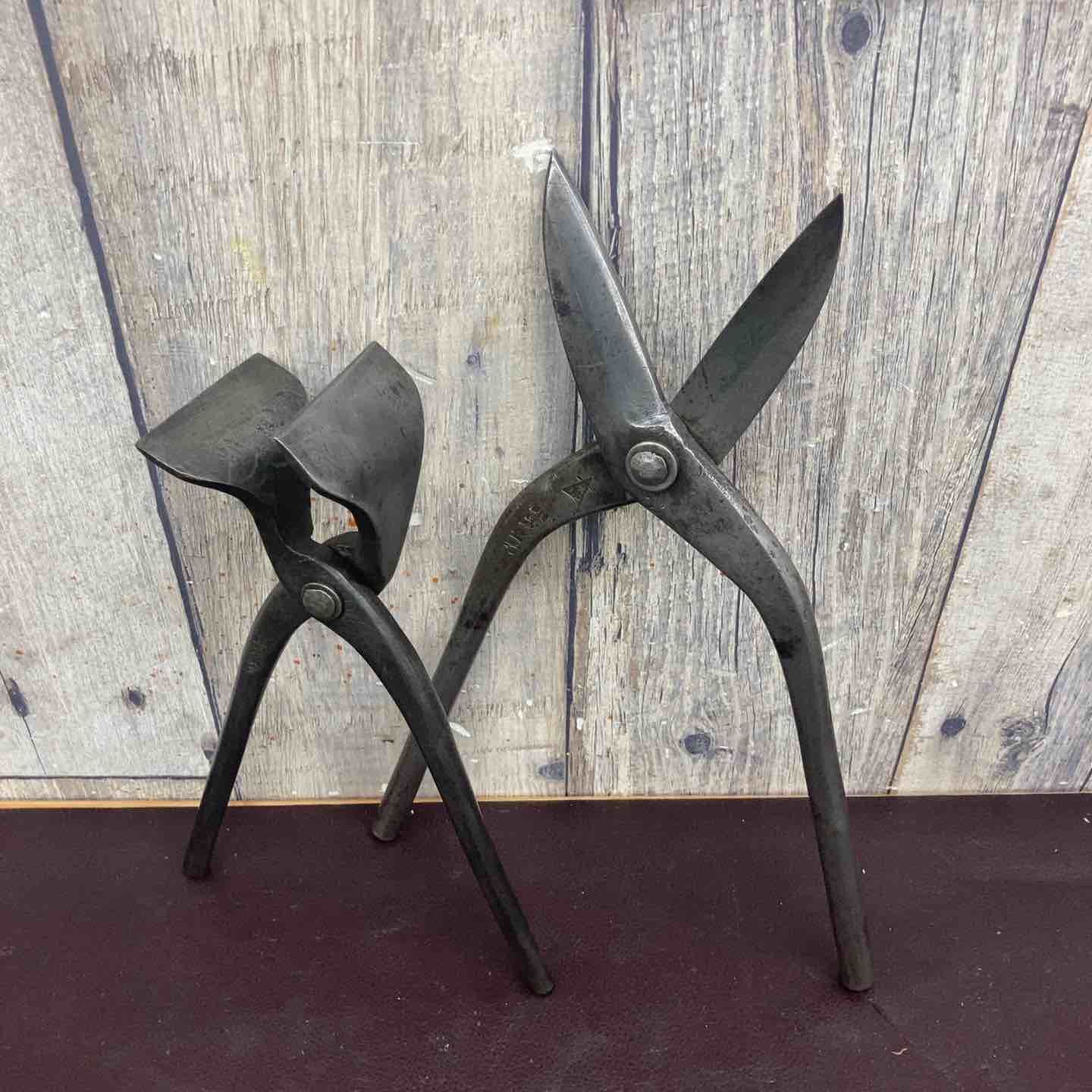 【中古品】 板金鋏(ハサミ) 茂盛光 鋏・掴み 2点まとめ 【東大和店】
