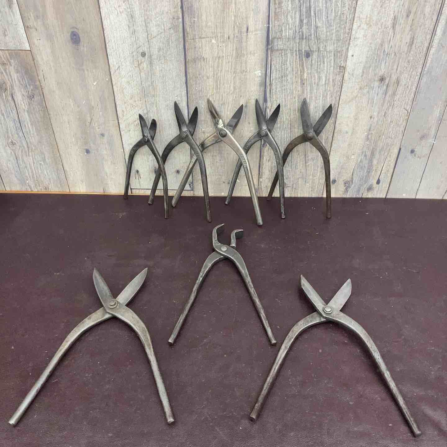 【中古品】 板金鋏(ハサミ) 種光・兼久・東光など 8点まとめ 【東大和店】 7,000円