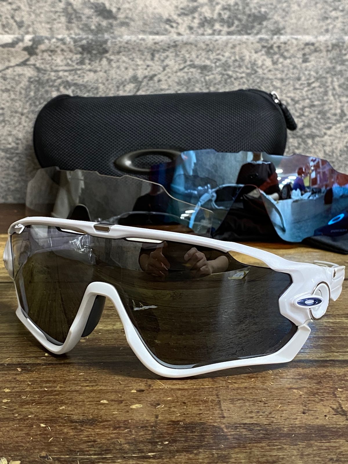 JZ338 オークリー OAKLEY JAW BREAKER サングラス アイウェア 白