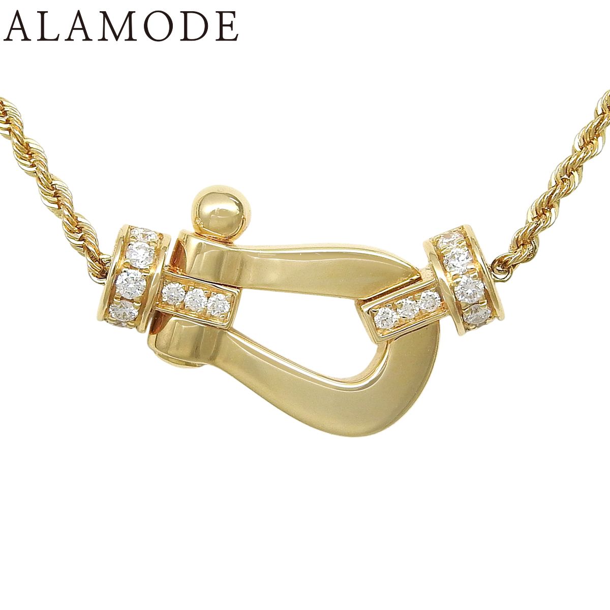 FRED(フレッド) フォース10 ネックレス ダイヤモンド 7B0236 イエロー 