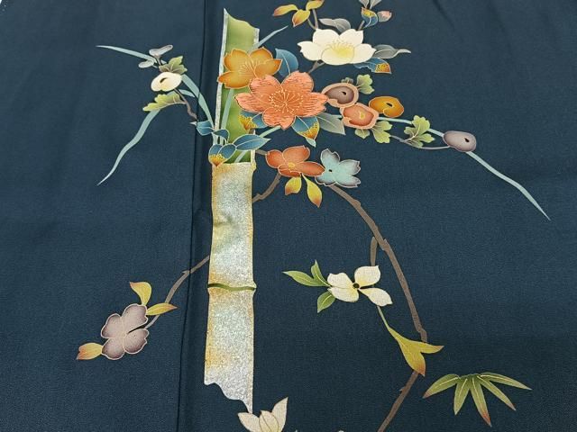 平和屋着物●極上　つけ帯　コプト花盃文　逸品　CZAA4944s6 s593.jpg
