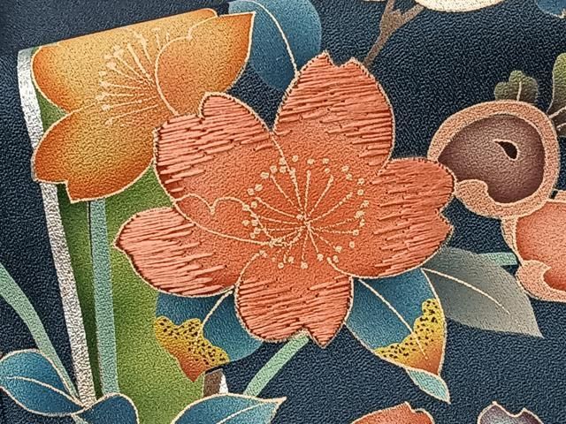 平和屋着物□訪問着 刺繍 飾花文 金彩 正絹 逸品 CABE9916xi - メルカリ