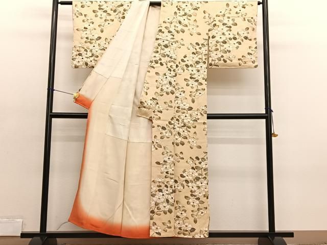 平和屋着物□上質な小紋 枝椿 金彩 正絹 逸品 BAAX2086hv - メルカリ