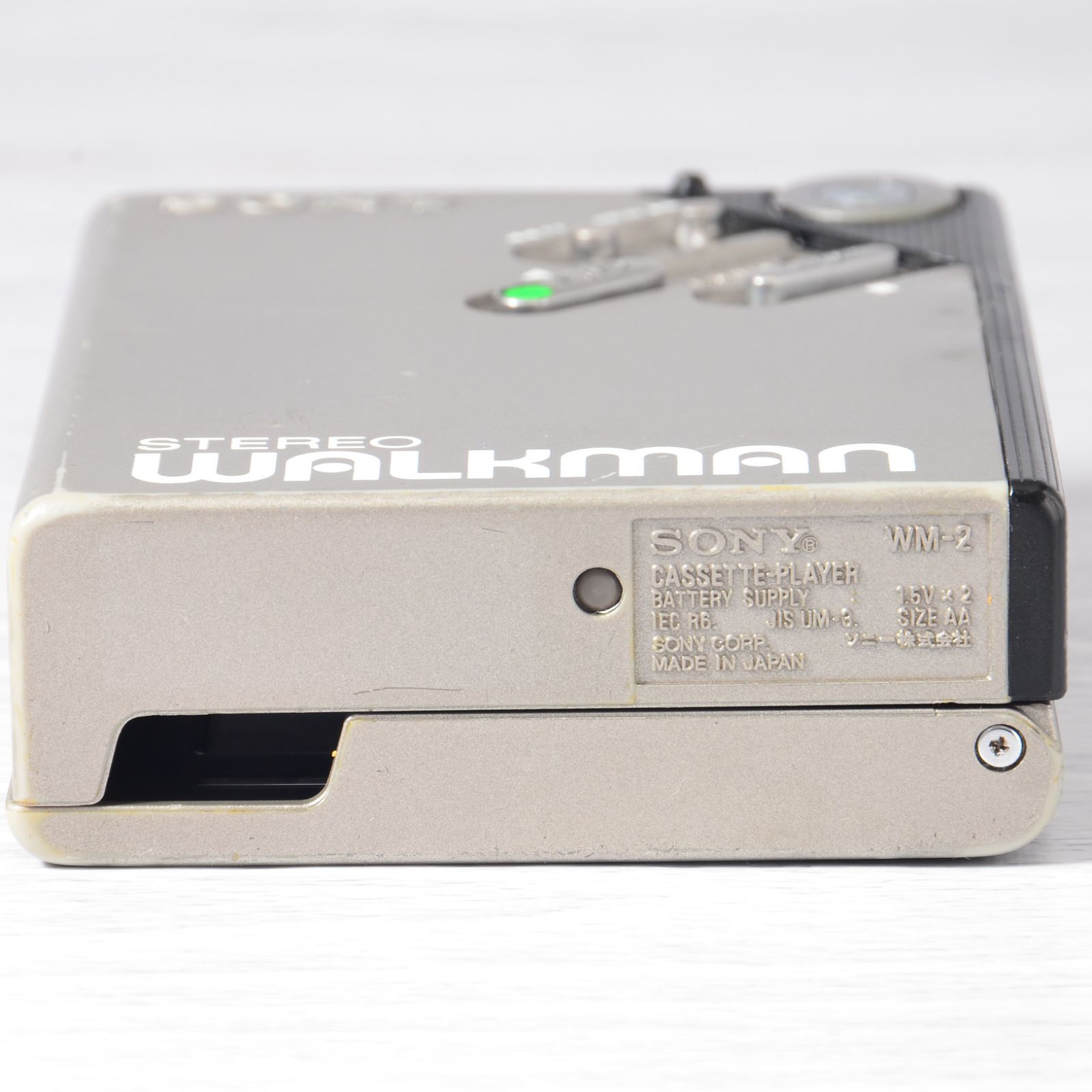 SONY WALKMAN WM-2 カセットウォークマン シルバー 整備済 TY435