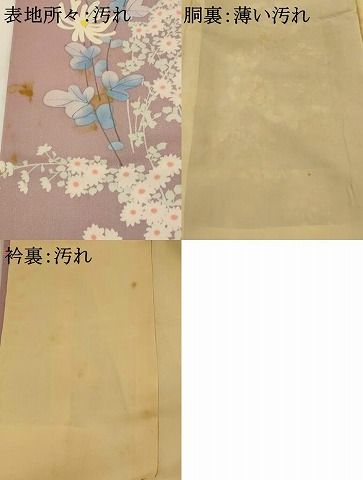 平和屋着物□上質な小紋 手描き 草花文 正絹 逸品 AABI6553st - メルカリ