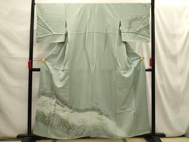 平和屋着物●訪問着　作家物　浜松風景文　正絹　逸品　AABE8532cs 平和屋着物□訪問着 浜松風景文 正絹 逸品 AABI3860sx - メルカリ