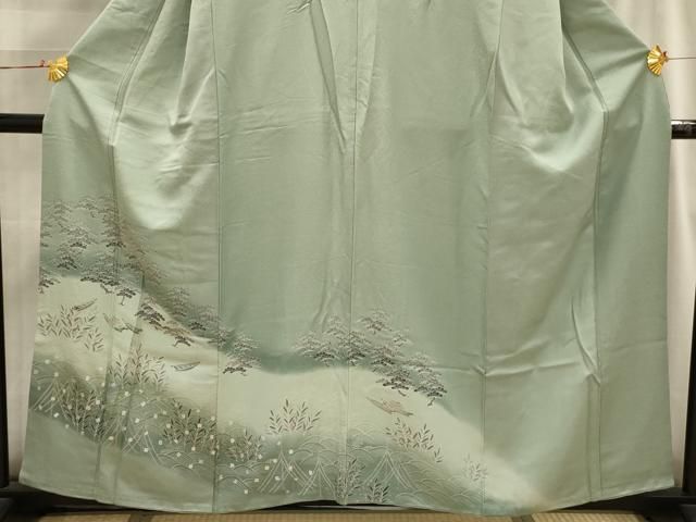 平和屋着物●訪問着　作家物　浜松風景文　正絹　逸品　AABE8532cs 平和屋着物□訪問着 浜松風景文 正絹 逸品 AABI3860sx - メルカリ