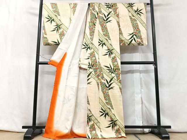 平和屋着物●上質な小紋　笹竹文　正絹　逸品　未使用　AABH3049ph 平和屋着物○上質な小紋 笹竹文 正絹 逸品 未使用 AABH3049ph - メルカリ