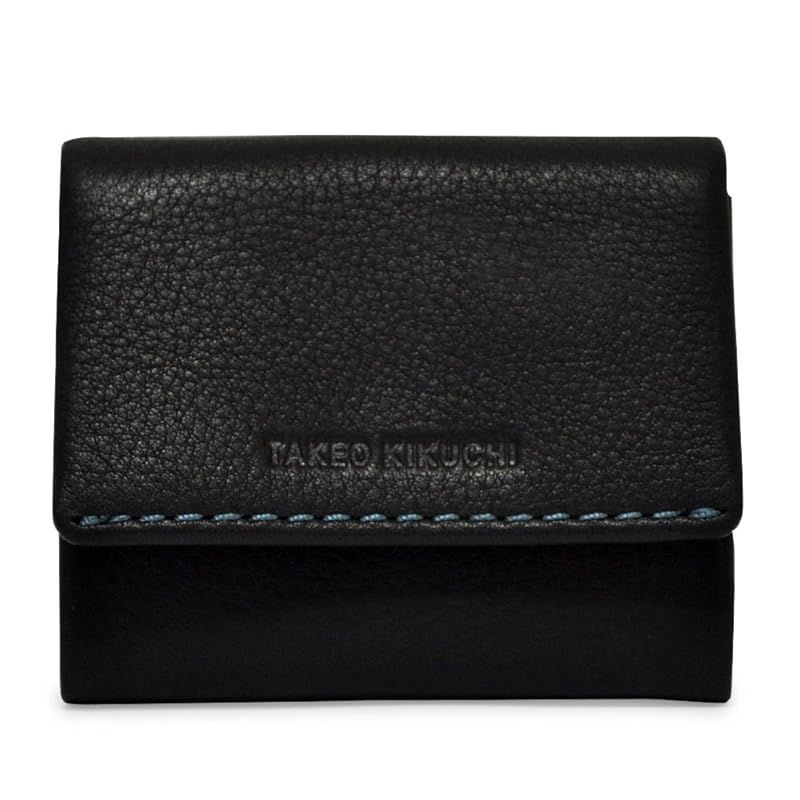 【新品】 [タケオキクチ] コインケース ギフト包装 ブランドショッパー付き 1704519 テネーロ 小銭入れ 財布 メンズ レザー 本革 牛革 ビジネス【01】 ブラック 0