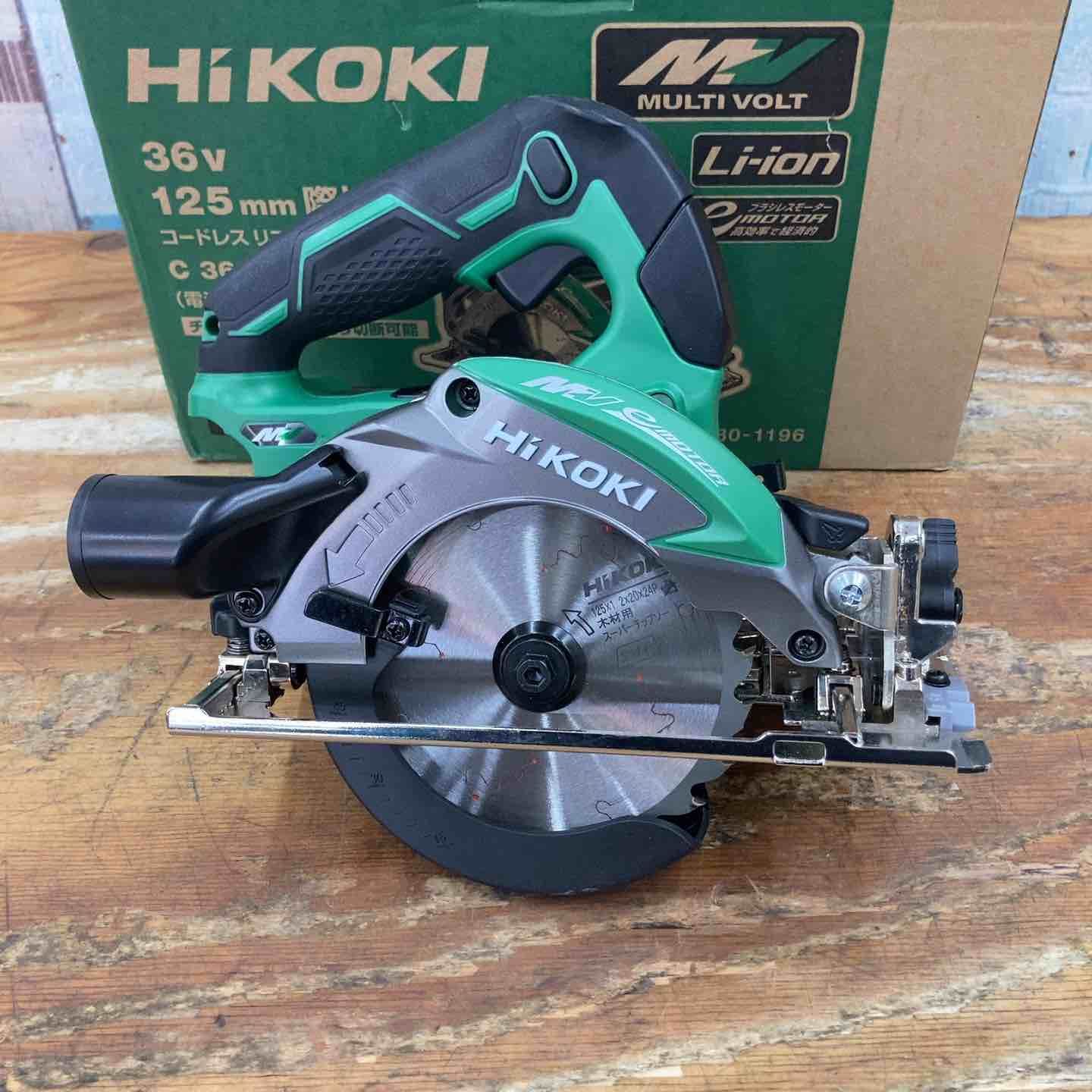 ★ハイコーキ(HIKOKI ※旧:日立工機) コードレス丸のこ C3605DB(NNS)【柏店】