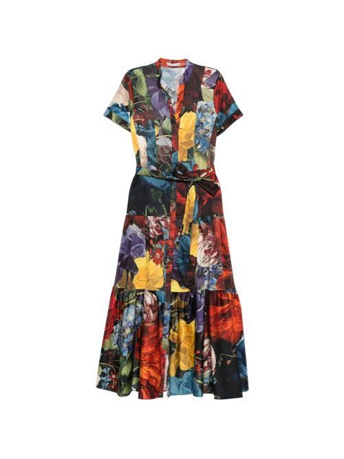 ALICE+OLIVIA プリントミディドレス 送料無料