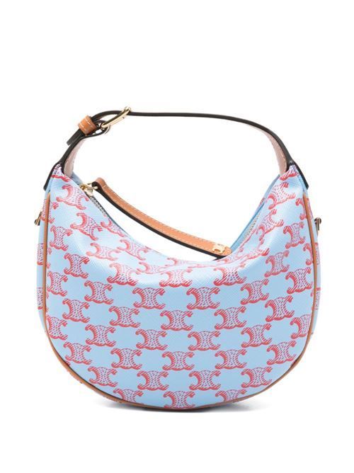 CELINE LULU TEEN TRIOMPHE CANVAS HOBO BAG 送料無料