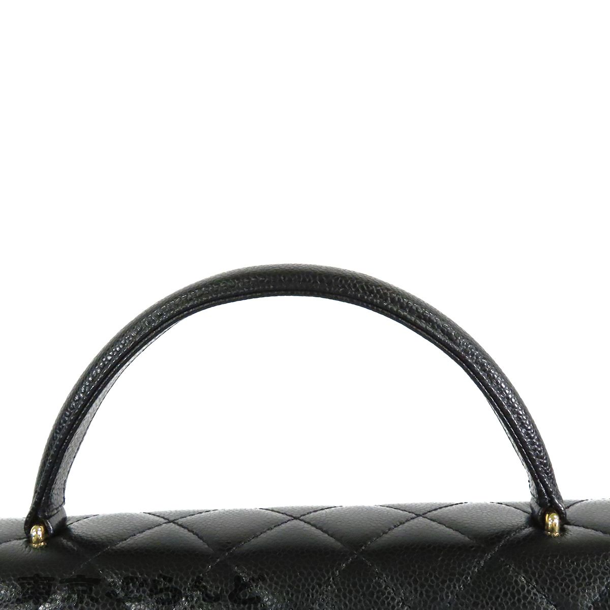 シャネル CHANEL トップハンドル A12397 ブラック 黒 ゴールド金具