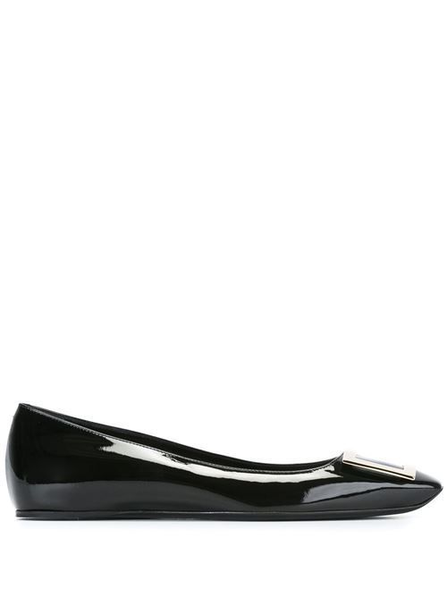 ROGER VIVIER トロンペット レザー バレエ 送料無料