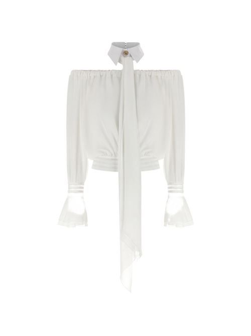 ELISABETTA FRANCHI オフショルダーブラウス 送料無料