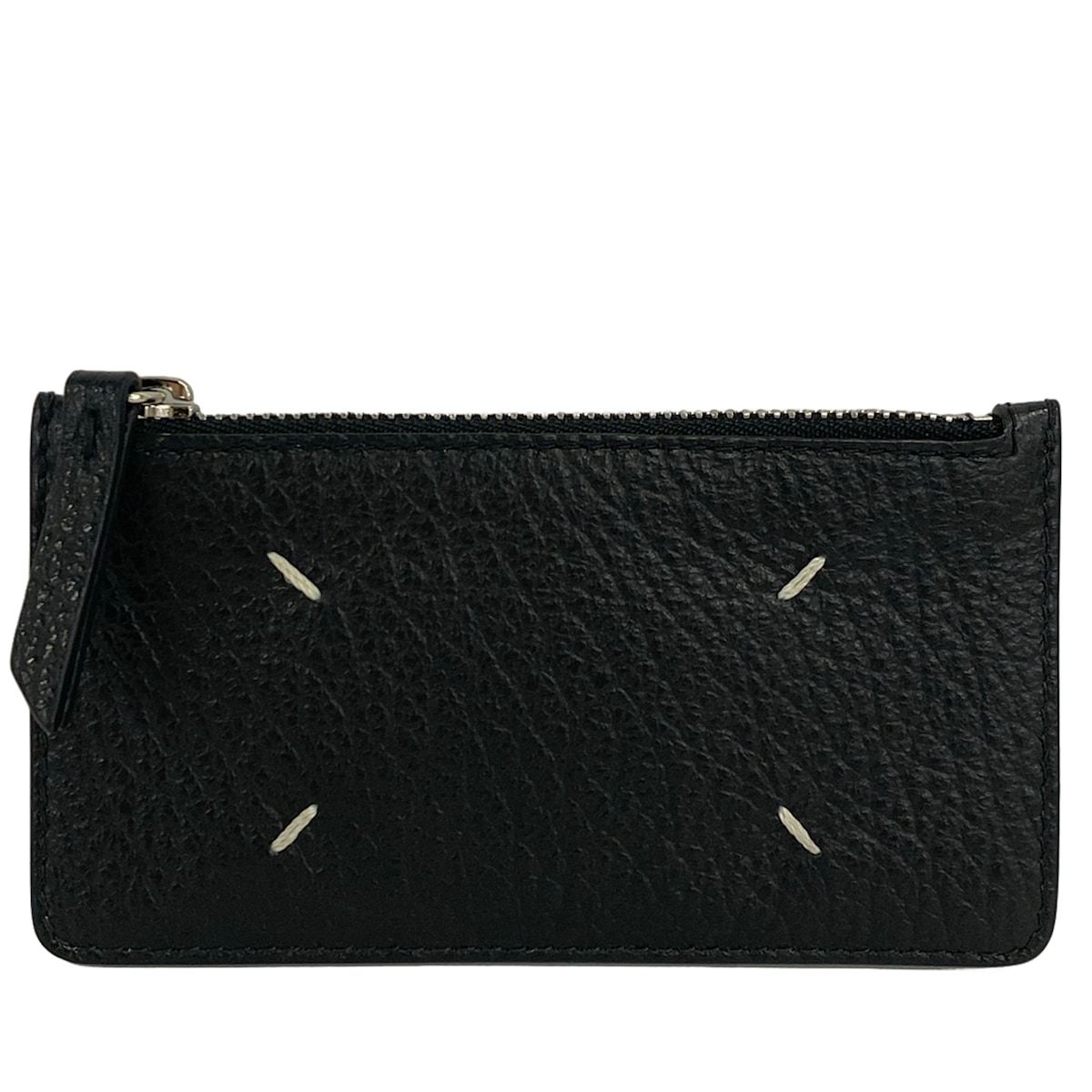 Maison Margiela(メゾンマルジェラ) コインケース美品 - S56UI0143 黒 フラグメントケース レザー