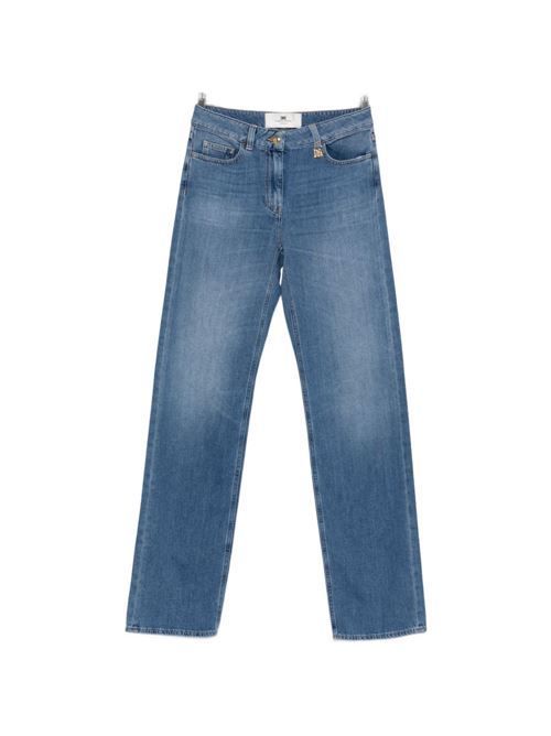 ELISABETTA FRANCHI デニム コットン ジーンズ 送料無料