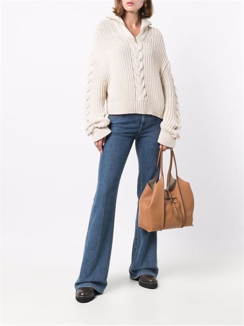 TOD'S スモールレザートートバッグ 送料無料