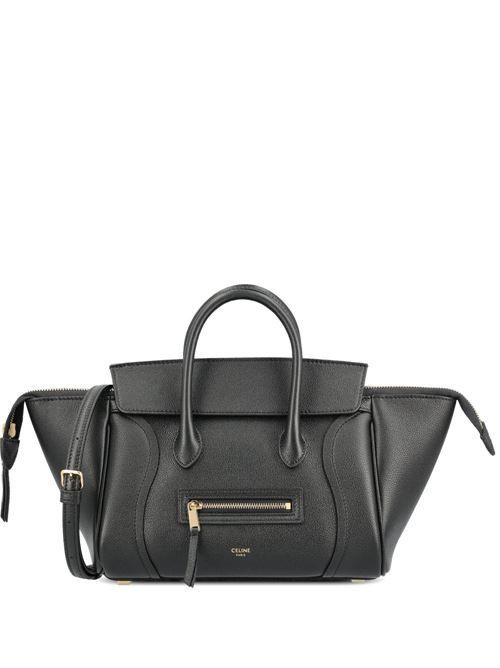 CELINE ラゲージ スモール レザー トート 送料無料