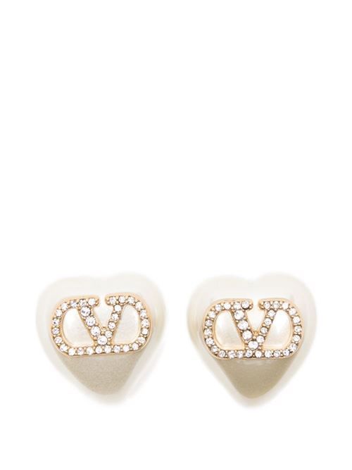 VALENTINO GARAVANI VLOGO シグネチャー パール イヤリング 送料無料