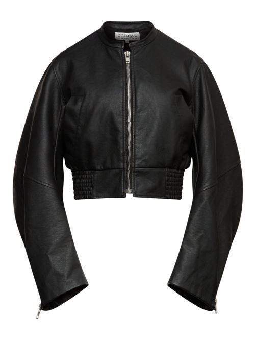 MM6 MAISON MARGIELA レザーエフェクト ボンバージャケット 送料無料